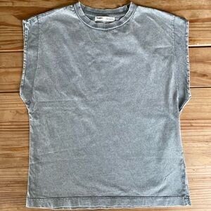 Gray Sleeveless Top Pull&Bear XS